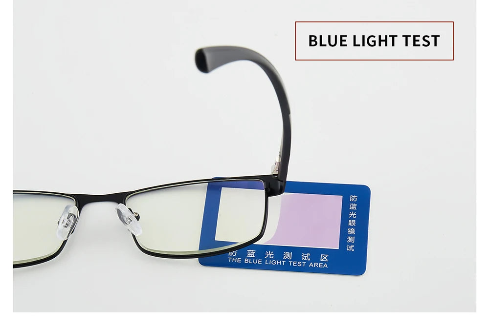 High Quality Stainless Steel Reading Glasses Men Women Fashion Presbyopic Eyeglasses Business Hyperopia Anti Blue Light Eyewear