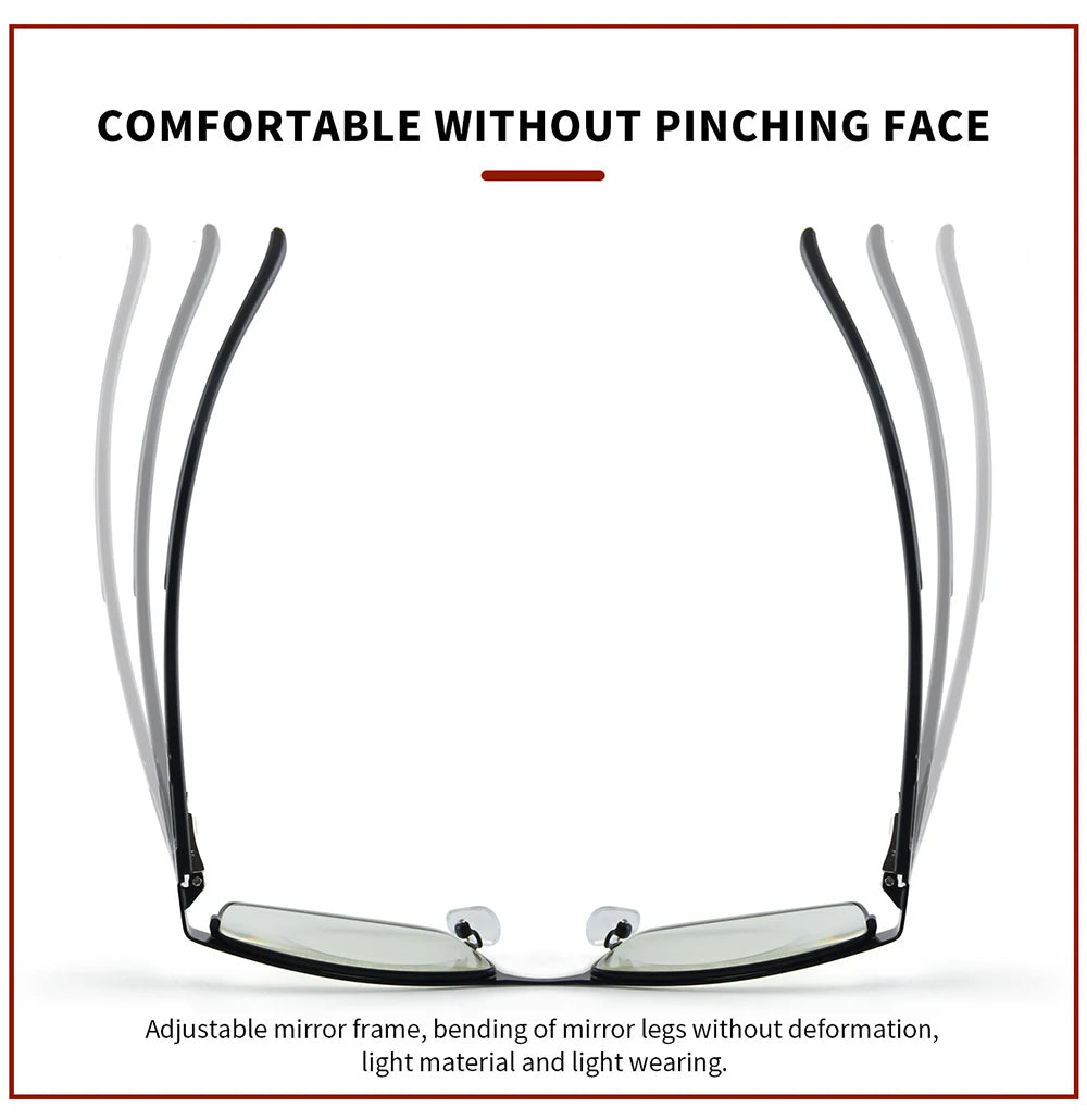 High Quality Stainless Steel Reading Glasses Men Women Fashion Presbyopic Eyeglasses Business Hyperopia Anti Blue Light Eyewear