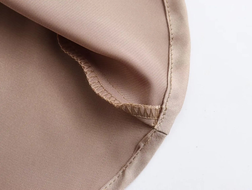 Satin Skirt Woman High Waist Elegant Long Skirts For Women Fashion Summer Midi Skirt Office Women's Skirts