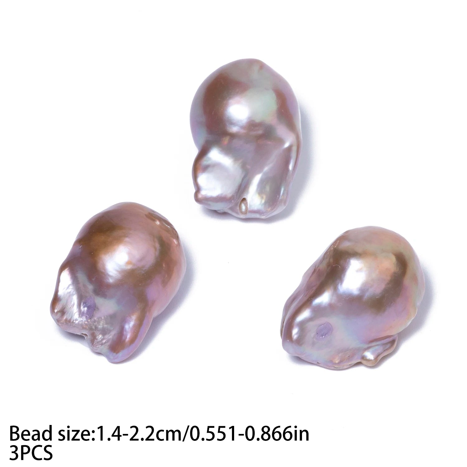 Baroque Style Irregular Shape Natural Light Color Freshwater Pearl Beads for DIY Jewelry Earring Necklace Pendant Waist Chain