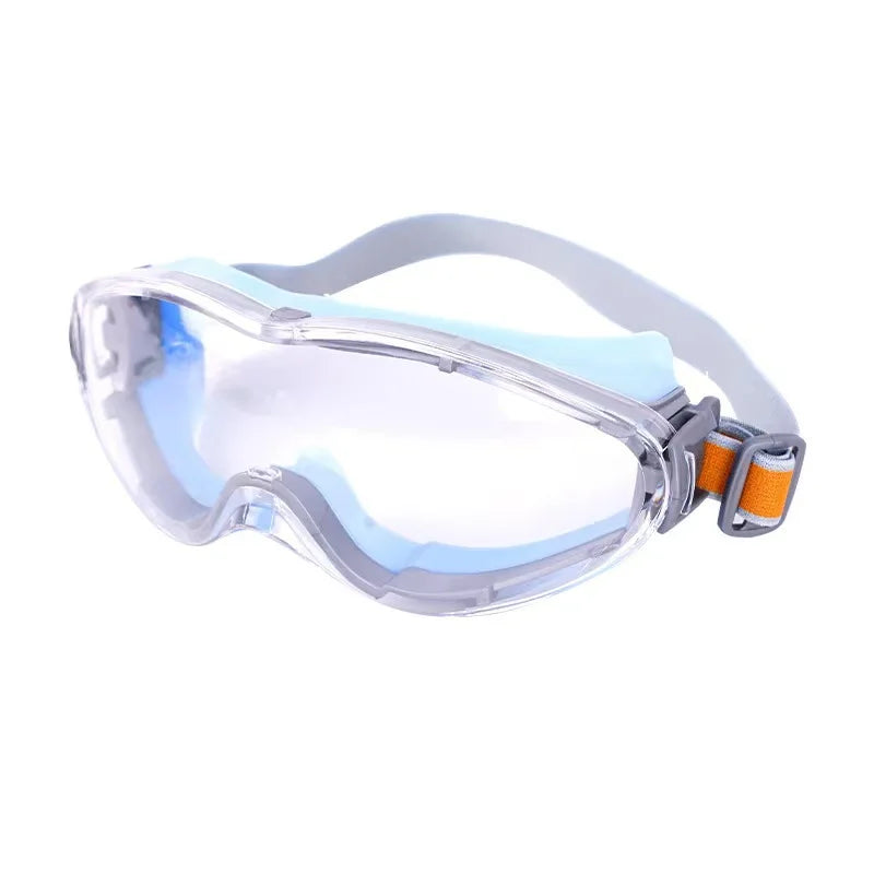 Large Frame Protective Goggles HD Transparent Anti-Ultraviolet Waterproof Anti-Fog Riding And Skiing Safety Sports Glasses