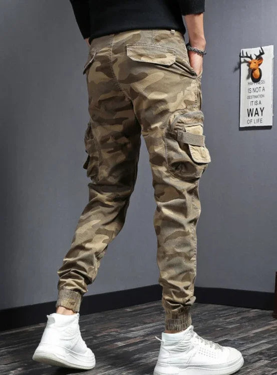 Male Trousers New In Camo Casual Men's Cargo Pants Camouflage Cotton Fashion Cheap High Quality Luxury Aesthetic Baggy Emo Long
