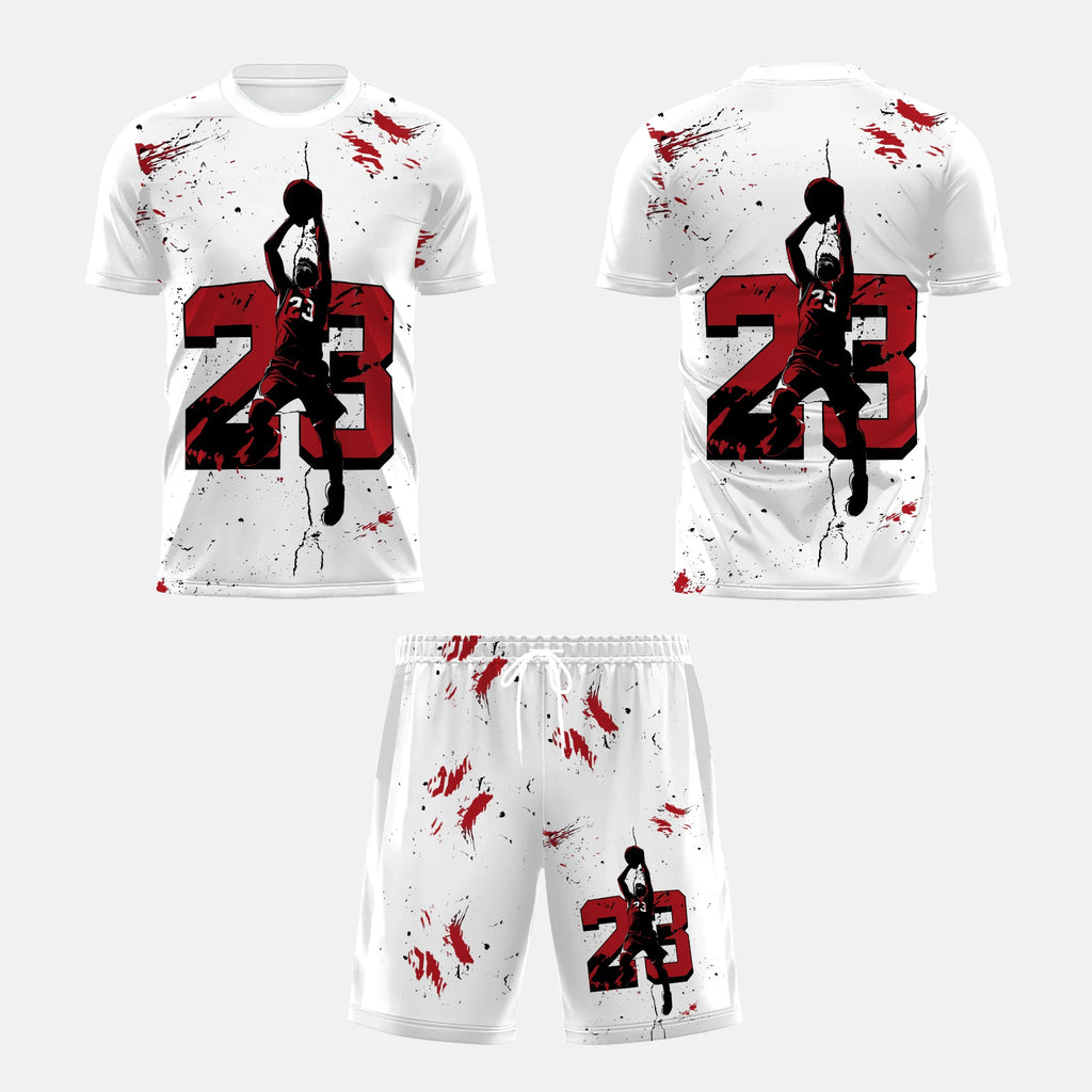 Summer 2025 New men's suit 3D printed casual sportswear polyester men's wear
