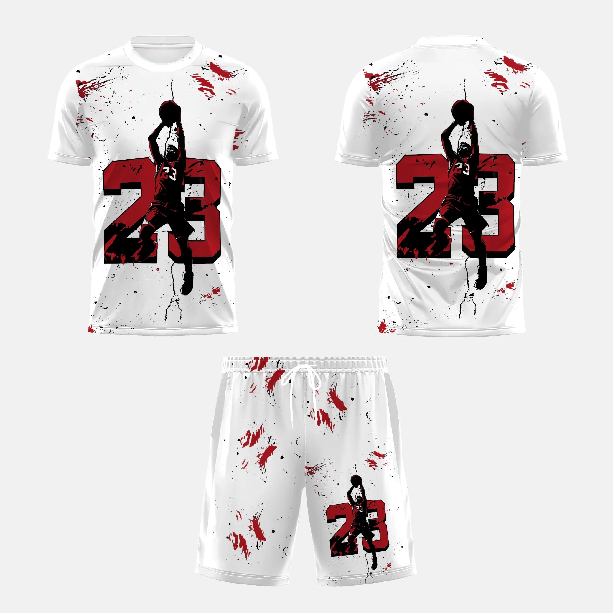 Summer 2025 New men's suit 3D printed casual sportswear polyester men's wear