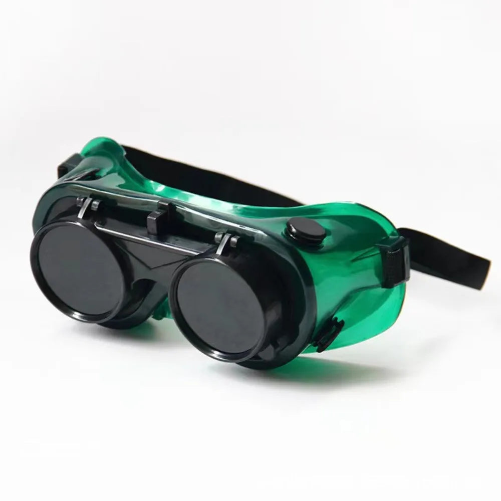 Double Flip Welding Glasses Anti Strong Light Anti Welding Argon Arc Welding Burning Welding Welding Goggles  Protection Glasses