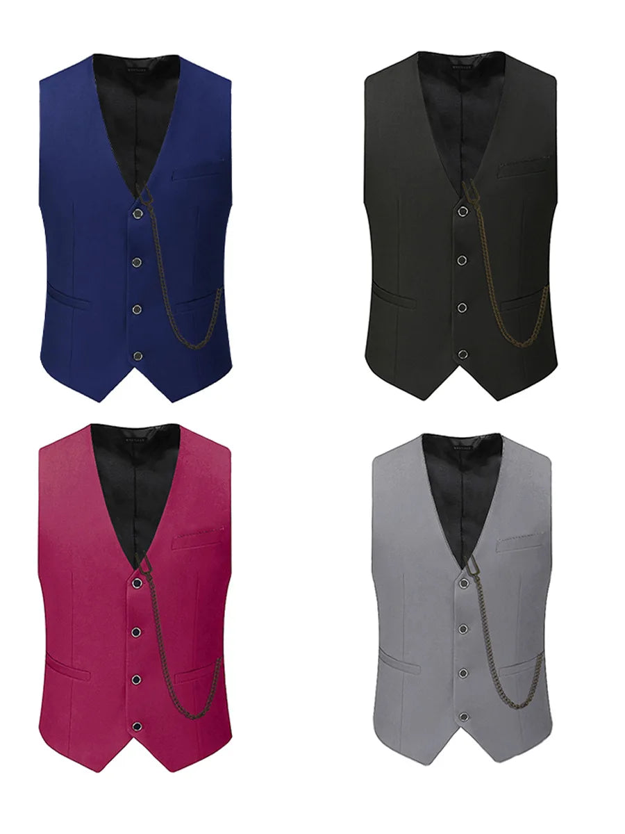 Come to Spring and Autumn New England Fashion Men's Wear Vest Thin Men's Wear Vest Korean Women's Wear Trend.