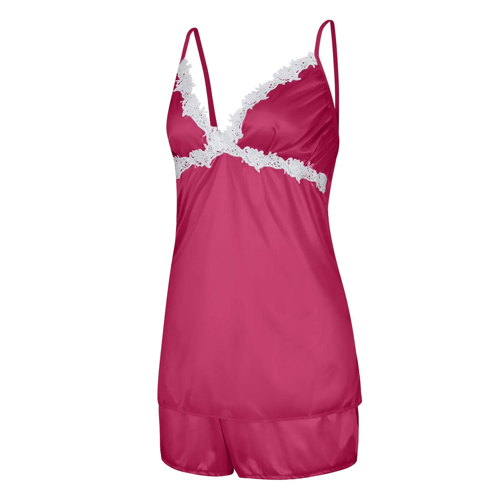 Ladies Underwear Women'S Sexy Nightgown Set 5-Piece Women Sexy Garter Lingerie Set Robes Lace Bodysuit Deep-V Neck Underwear