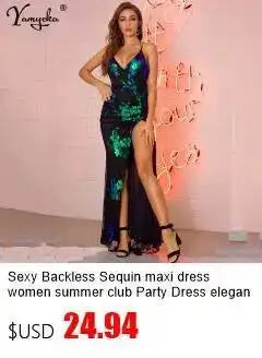 Sexy backless maxi summer dress women beach vacation birthday dress woman elegant cocktail party evening long dresses vestidos