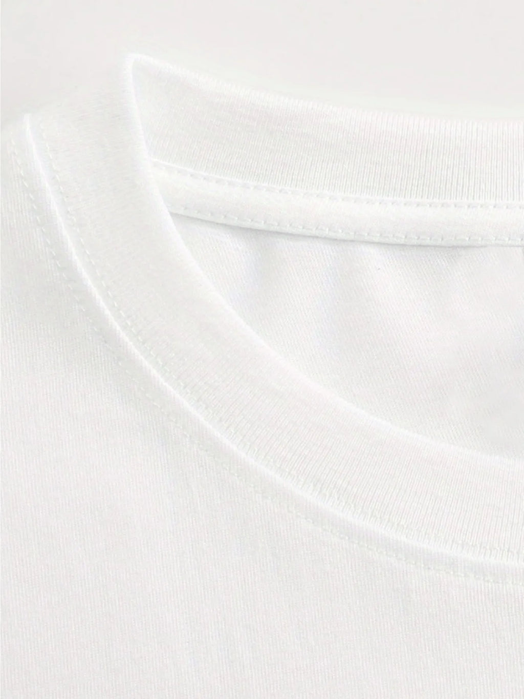 T Shirts for Man Summer Pure Round Neck Men'S Short Sleeve T-Shirt Street Trendy Base Layer