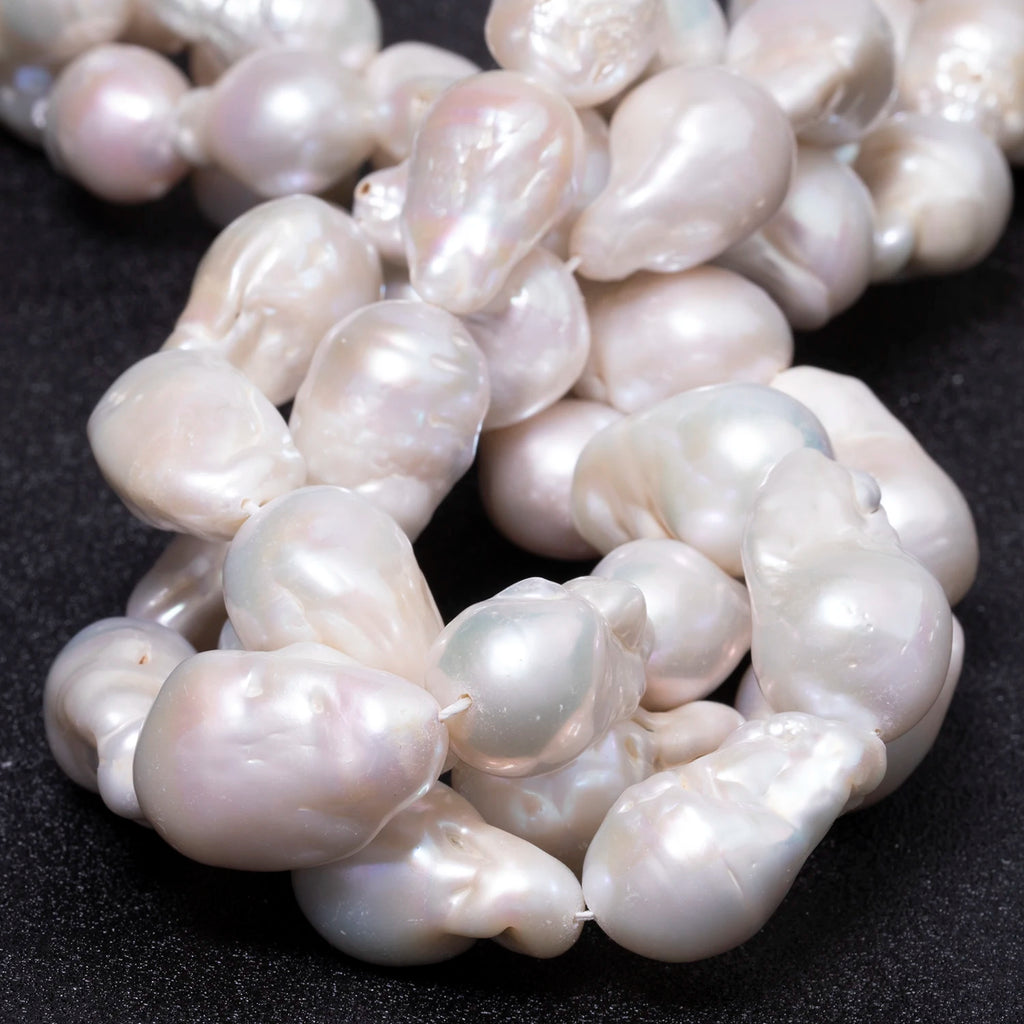 Baroque Style Irregular Shape Natural Light Color Freshwater Pearl Beads for DIY Jewelry Earring Necklace Pendant Waist Chain