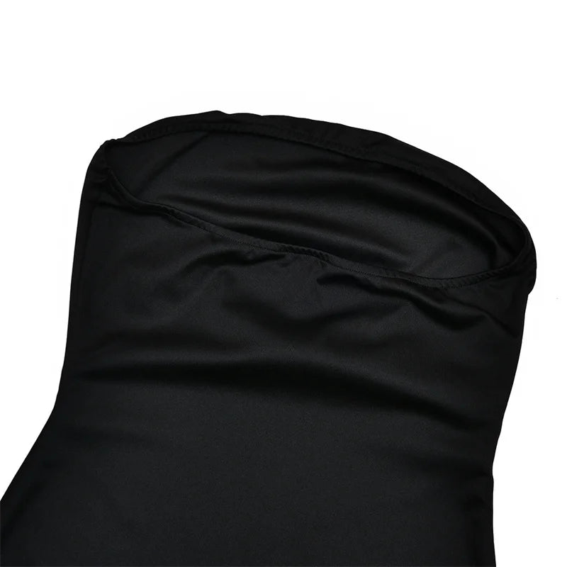 Mozision Lace Backless Sexy Mini Dress Women Gown Elegant See Through Turtleneck Sleeveless Bodycon Club Party Dresses Female