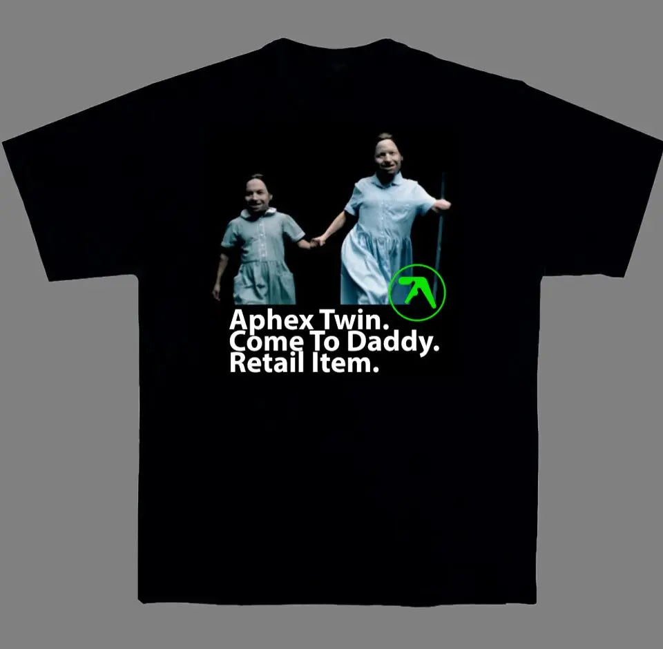 Portrait Abstract Art  Aphex Twin Electronic Music T-Shirt 100% Cotton Graphic Tee Men Women Summer Streetwear Top
