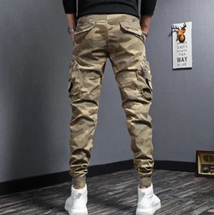 Male Trousers New In Camo Casual Men's Cargo Pants Camouflage Cotton Fashion Cheap High Quality Luxury Aesthetic Baggy Emo Long