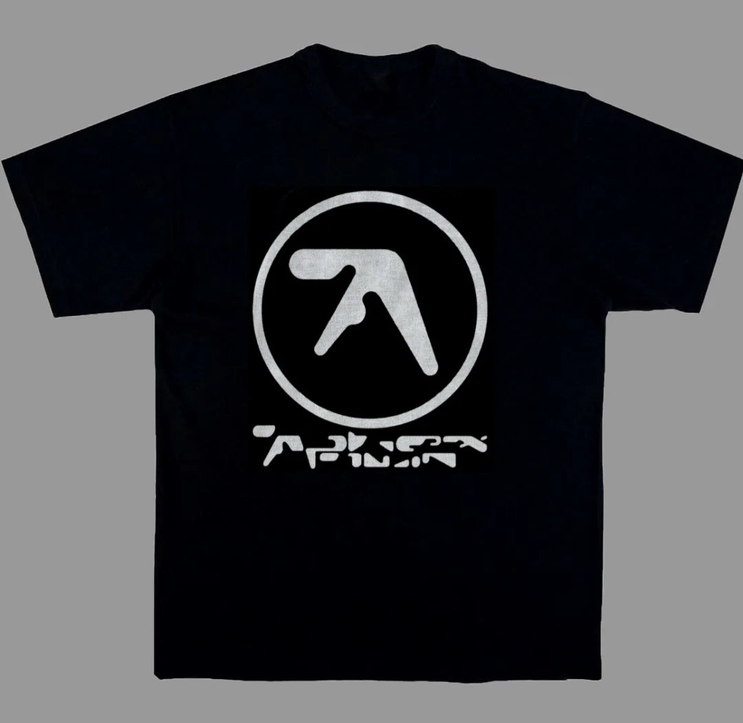Portrait Abstract Art  Aphex Twin Electronic Music T-Shirt 100% Cotton Graphic Tee Men Women Summer Streetwear Top
