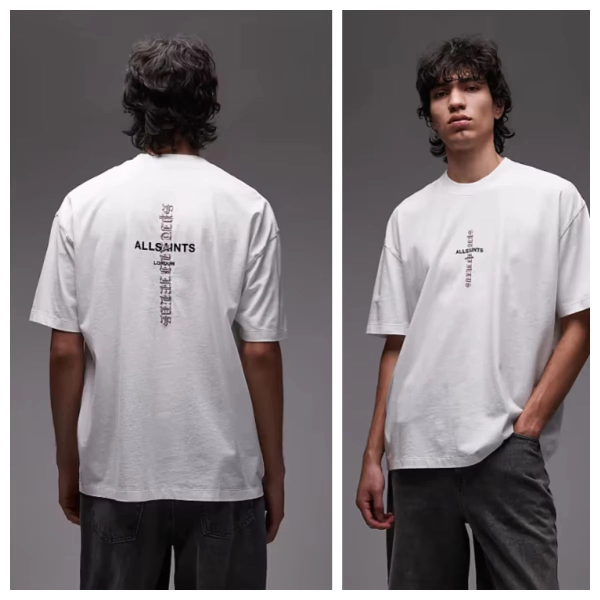 2026 American Gothic Abstract Letter Graphic T-shirt Unisex Men Women Cotton Oversized Loose Cool Daily Casual Streetwear Tops