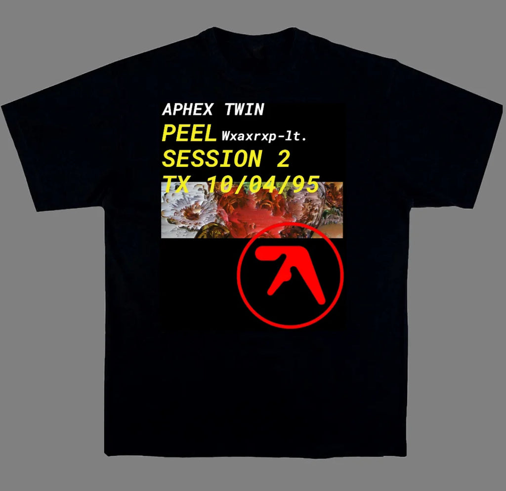 Portrait Abstract Art  Aphex Twin Electronic Music T-Shirt 100% Cotton Graphic Tee Men Women Summer Streetwear Top