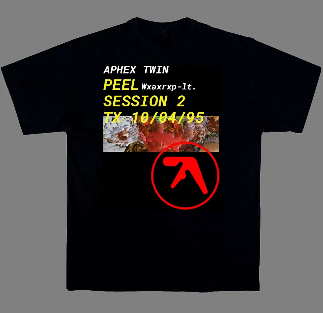 Portrait Abstract Art  Aphex Twin Electronic Music T-Shirt 100% Cotton Graphic Tee Men Women Summer Streetwear Top