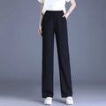 Trousers Womens Striped Knit Trousers High Waist Urban Look Everyday Spring Casual Pants Chic Comfort Fashion Streetwear 2025