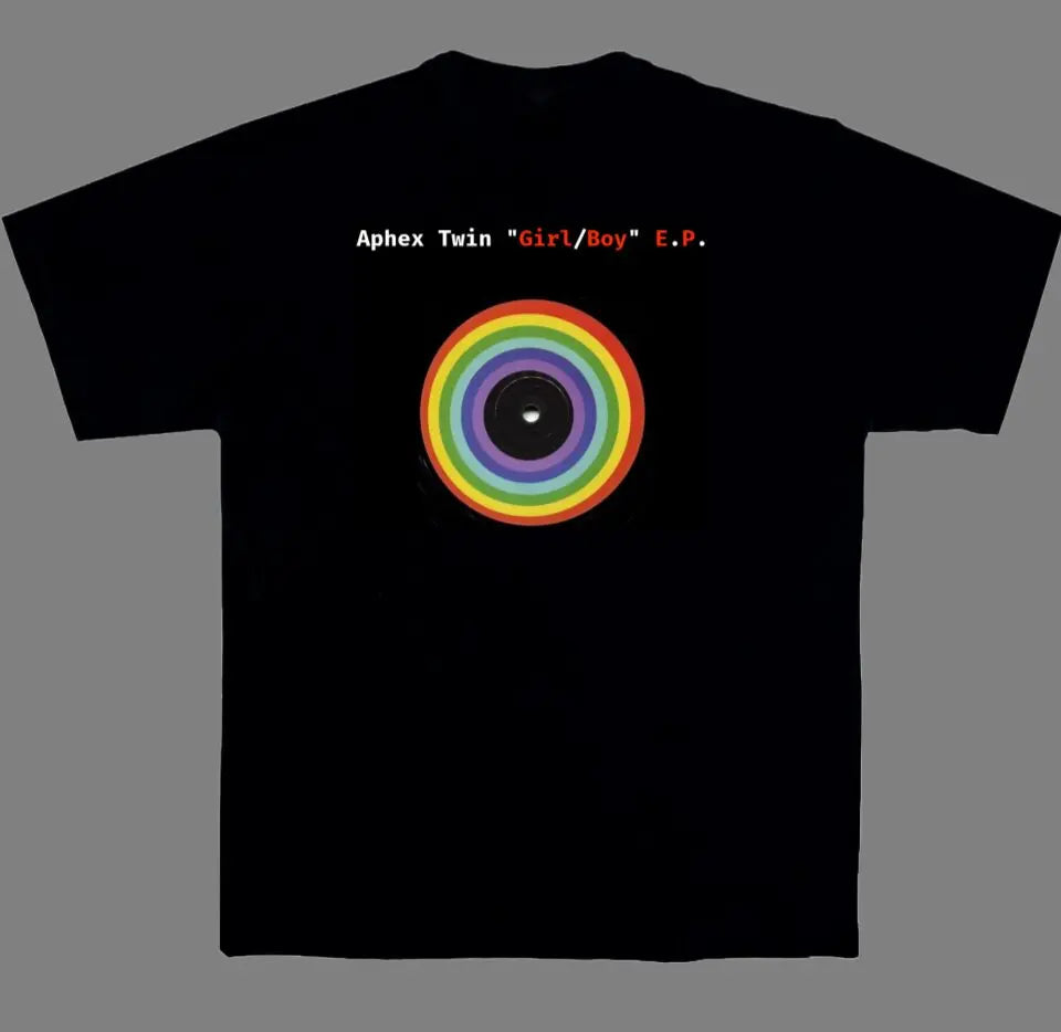 Portrait Abstract Art  Aphex Twin Electronic Music T-Shirt 100% Cotton Graphic Tee Men Women Summer Streetwear Top