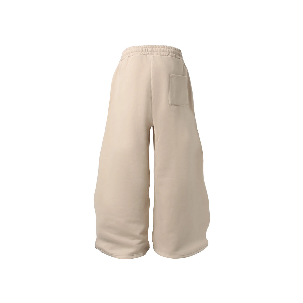 New American Trendy tall and loose-leg trousers with fleece lining Men's and Women's Trousers Trend Ropa hombre