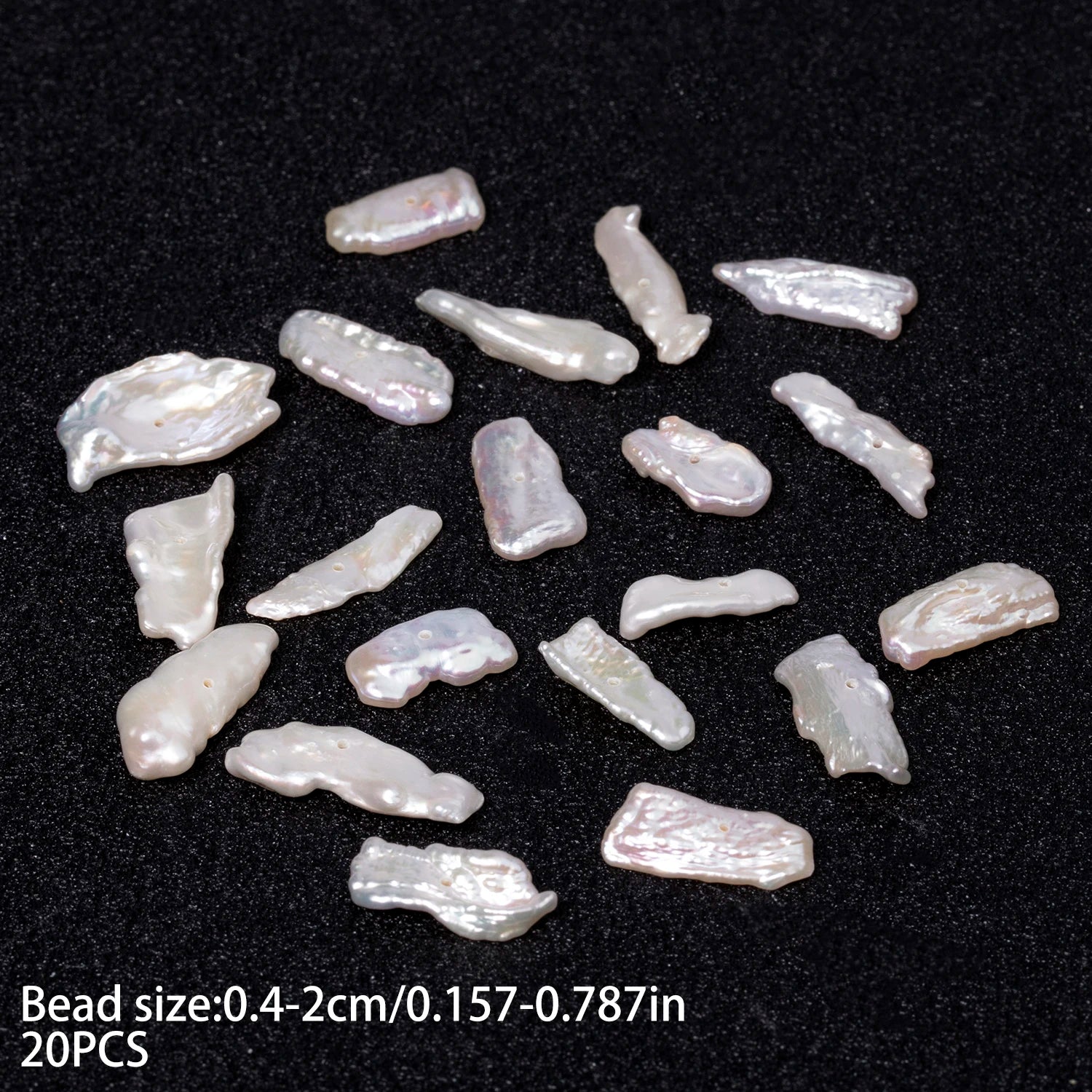 Baroque Style Irregular Shape Natural Light Color Freshwater Pearl Beads for DIY Jewelry Earring Necklace Pendant Waist Chain