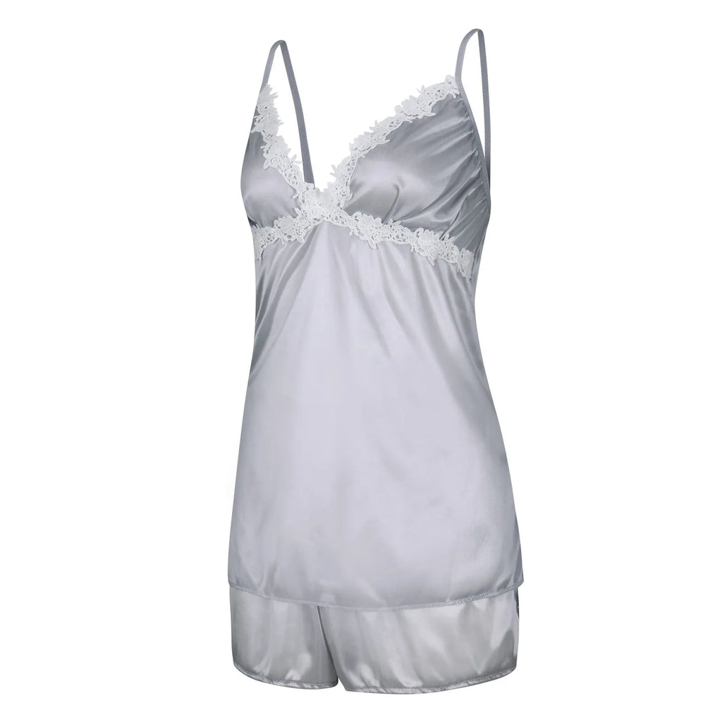 Ladies Underwear Women'S Sexy Nightgown Set 5-Piece Women Sexy Garter Lingerie Set Robes Lace Bodysuit Deep-V Neck Underwear