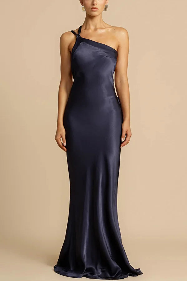 2026 Sexy Backless Maxi Dress Women's Solid Sleeveless Skew Collar Off-shoulder Elegant Party Evening Dresses for Ladies Vestido