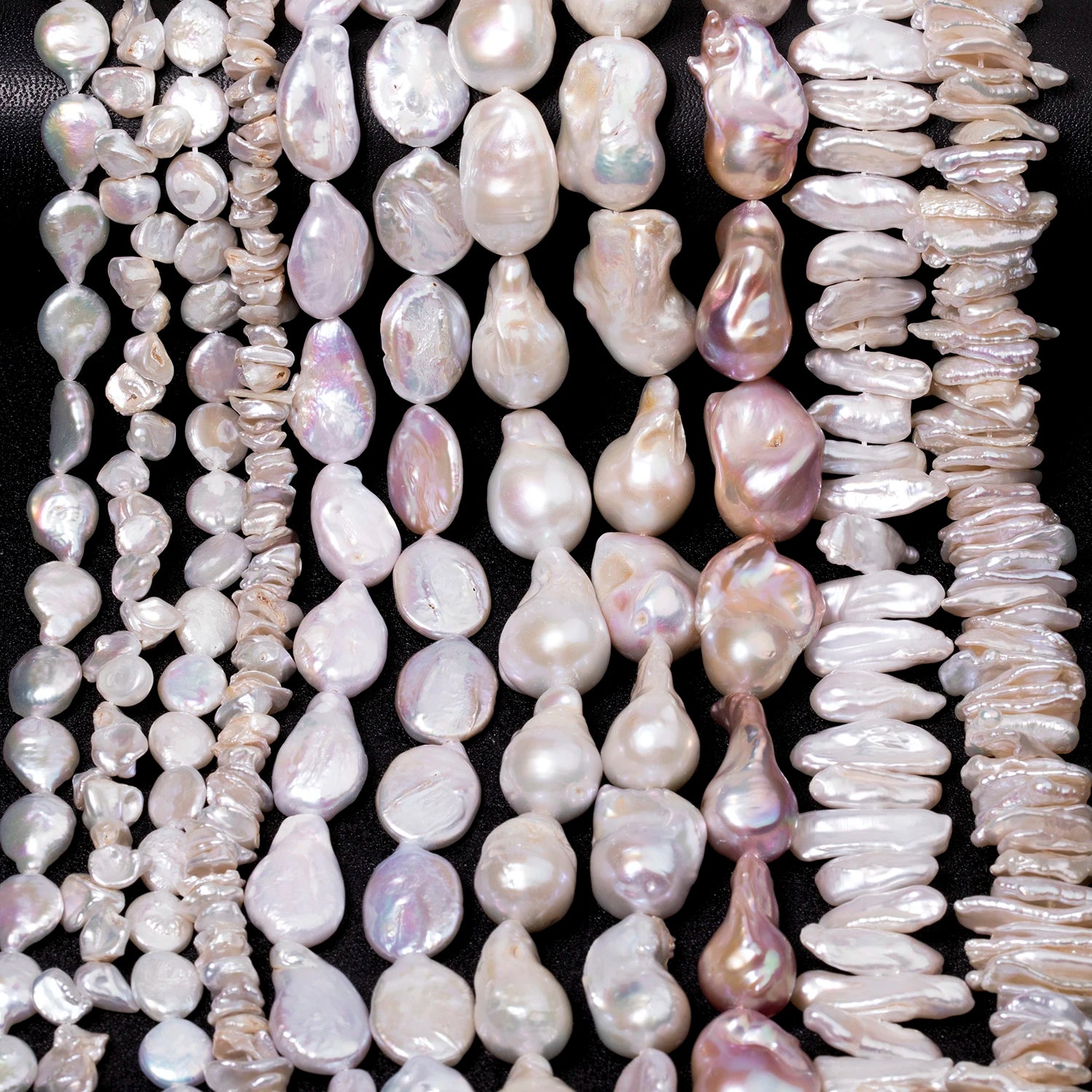 Baroque Style Irregular Shape Natural Light Color Freshwater Pearl Beads for DIY Jewelry Earring Necklace Pendant Waist Chain
