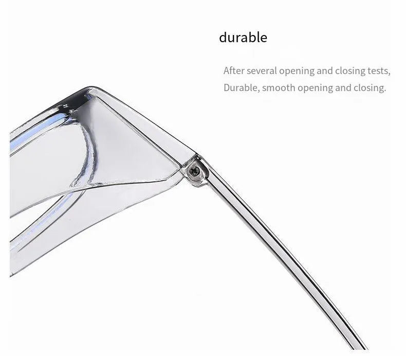 Clear Safety Glasses Women Square Anti Fog Blue Light Blocking Glasses Scratch Resistant Work Glass For Men & Nurse