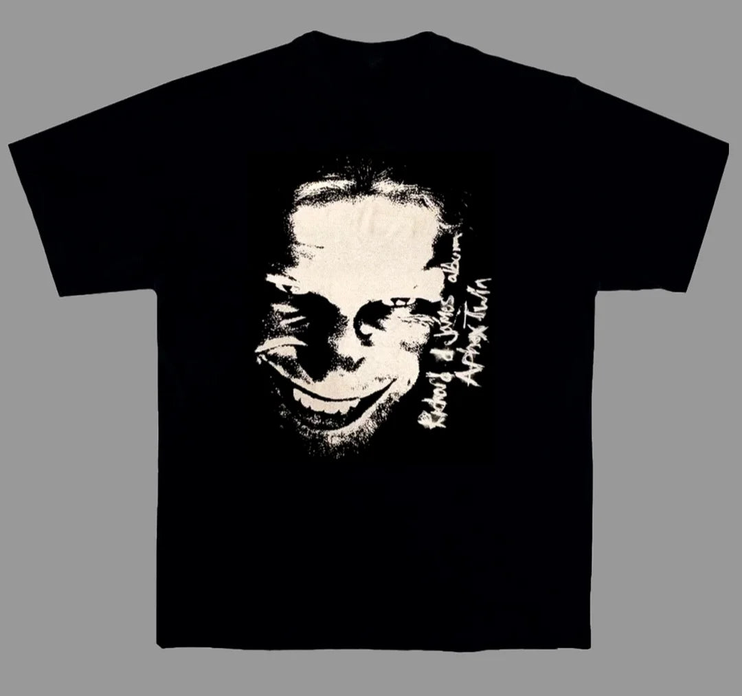 Portrait Abstract Art  Aphex Twin Electronic Music T-Shirt 100% Cotton Graphic Tee Men Women Summer Streetwear Top