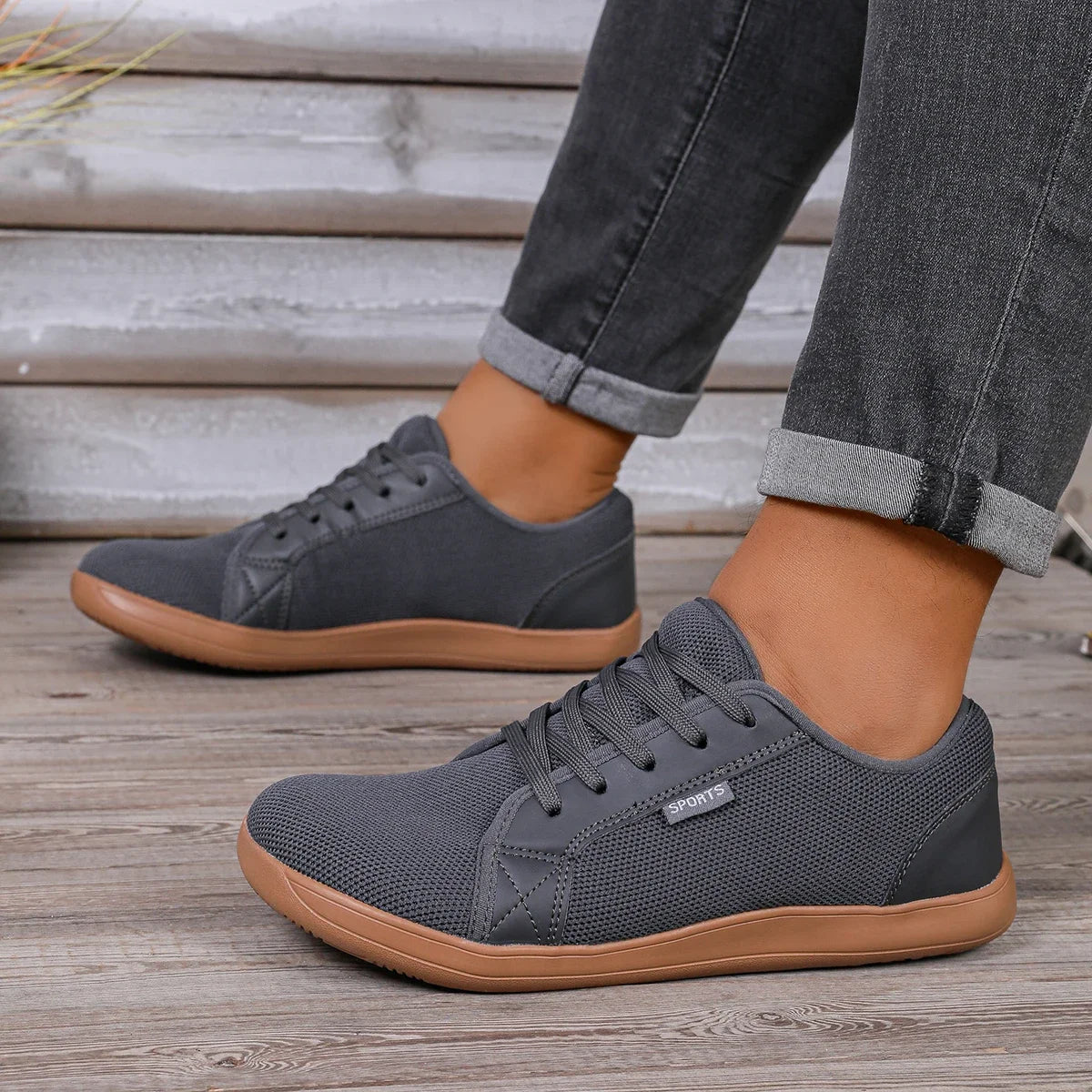 Wide Toe Barefoot Shoes for Men Women Outdoor Trail Running Minimalist Walking Shoes Lightweight and Breathable