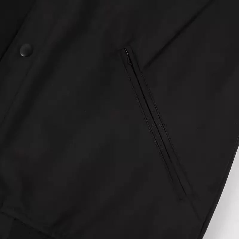 Bomber Jacket Men Embroidered Skull Print Jacket Autumn Protection Casual American Vintage Windproof Workwear Outfit Men's Wear