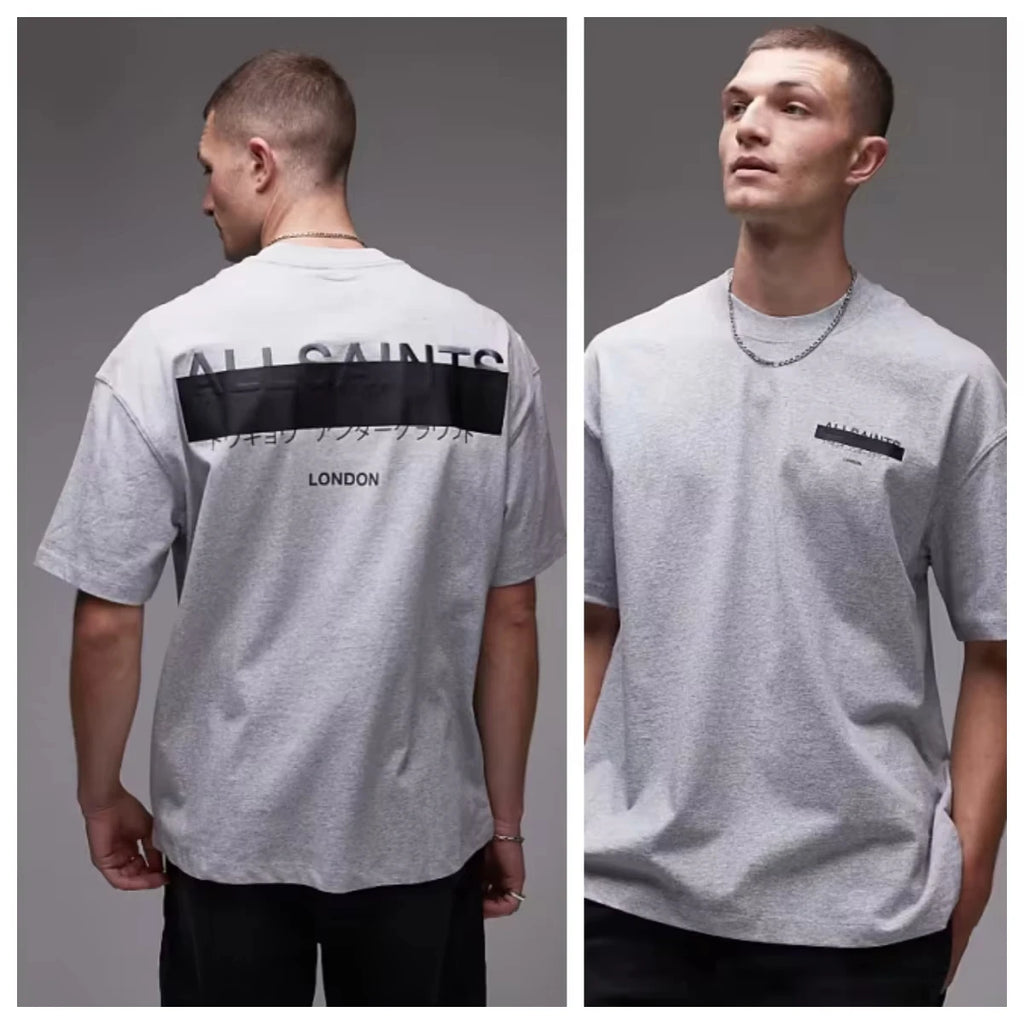 2026 American Gothic Abstract Letter Graphic T-shirt Unisex Men Women Cotton Oversized Loose Cool Daily Casual Streetwear Tops