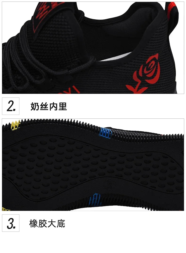 Tenis Feminino 2026 Women's Woven Shoes Air Mesh Light Soft Sneakers Female Flats Platform Lace Up Casual Shoes Basket Femme