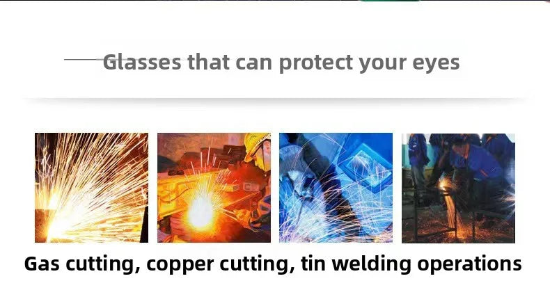 Double Flip Welding Glasses Anti Strong Light Anti Welding Argon Arc Welding Burning Welding Welding Goggles  Protection Glasses