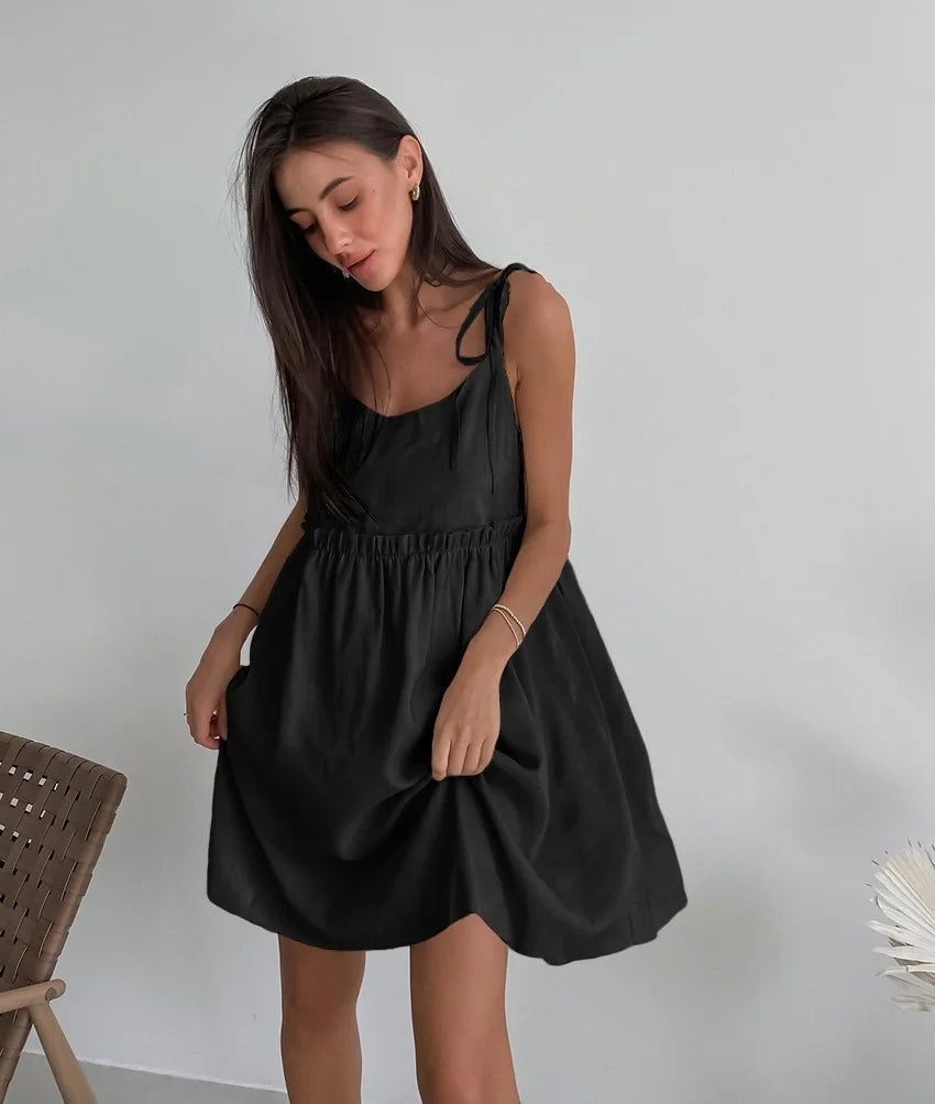2025 Summer Backless Dress for Women, Fashionable and Sexy, Popular High-End Style in Urban Areas