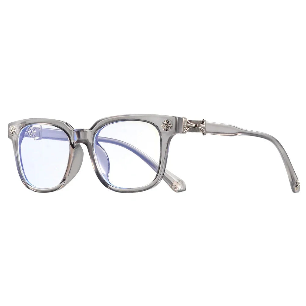 2pcs Classic Square Anti Blue Light Glasses Reading Books Vintage Glasses Women and Men Prescription Glasses Computer Eyeglasses
