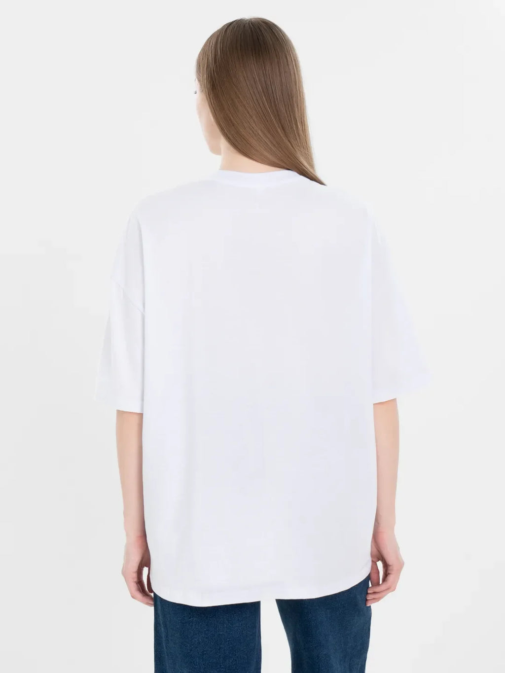 Oversized T-Shirt Don't Care Unisex Cotton Tee Letter Print Men's T-Shirt Slogan Summer Graphic Large Size Drop Sleeve Top