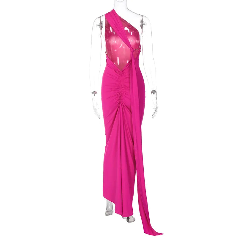 Sexy Backless Bodycon Long Dress Women's Halter Curvy Maxi Dresses Summer Evening Party Birthday Black New Summer White Burgundy