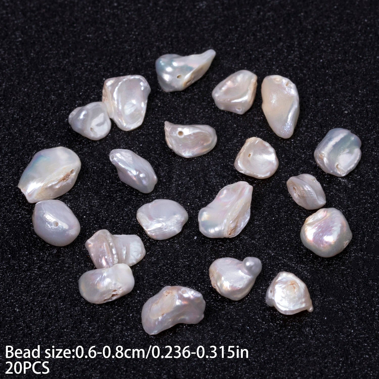 Baroque Style Irregular Shape Natural Light Color Freshwater Pearl Beads for DIY Jewelry Earring Necklace Pendant Waist Chain