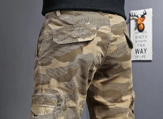 Male Trousers New In Camo Casual Men's Cargo Pants Camouflage Cotton Fashion Cheap High Quality Luxury Aesthetic Baggy Emo Long