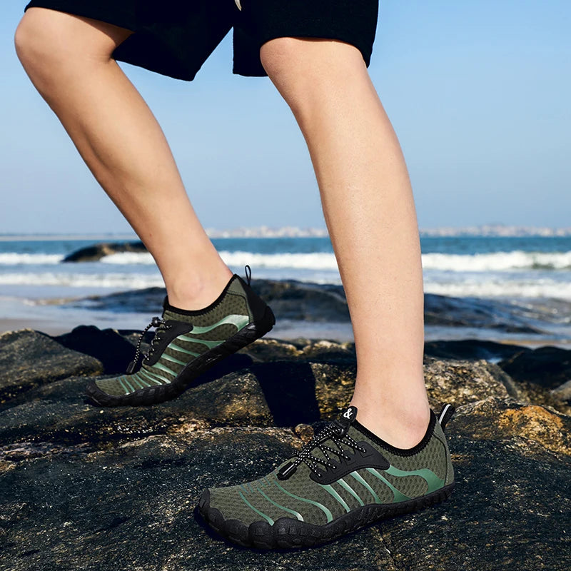 Barefoot Shoes Men Trail Running Portable Beach Aqua Shoes Women Water Sport Gym Casual Sneakers Jogging Footwear Drive Cycling