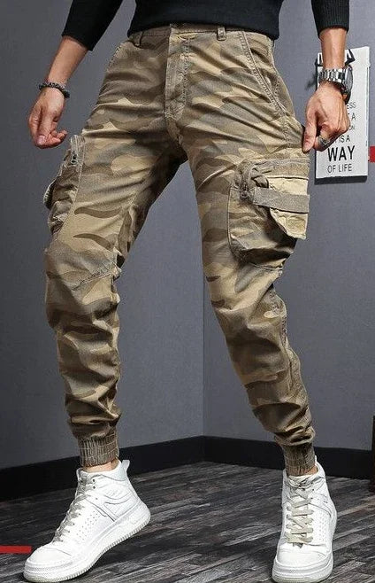 Male Trousers New In Camo Casual Men's Cargo Pants Camouflage Cotton Fashion Cheap High Quality Luxury Aesthetic Baggy Emo Long