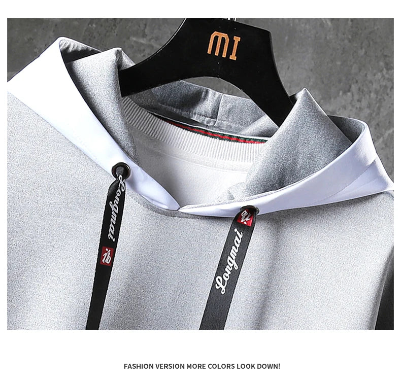 New Fashion Men's Hoodies Hip Hop Hooded Male Sweatshirts Men's Top Streetwear Casual Outdoor Breathable Pullovers Fashionable