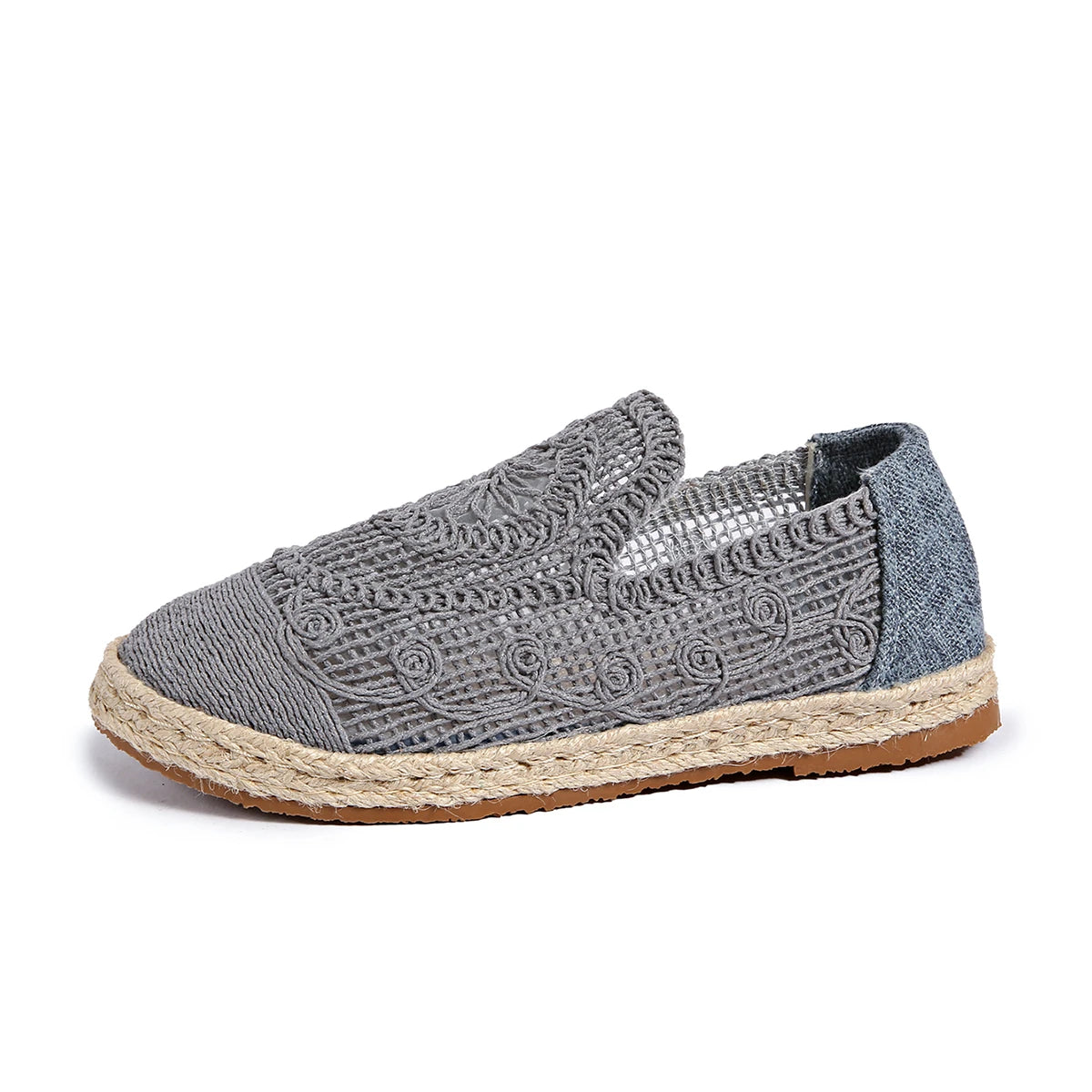 2025 New Weave Mesh Flats Shoes for Women Casual Breathable Trends Sneaker Fashion Comfort Autumn Shoes Walking Shoes