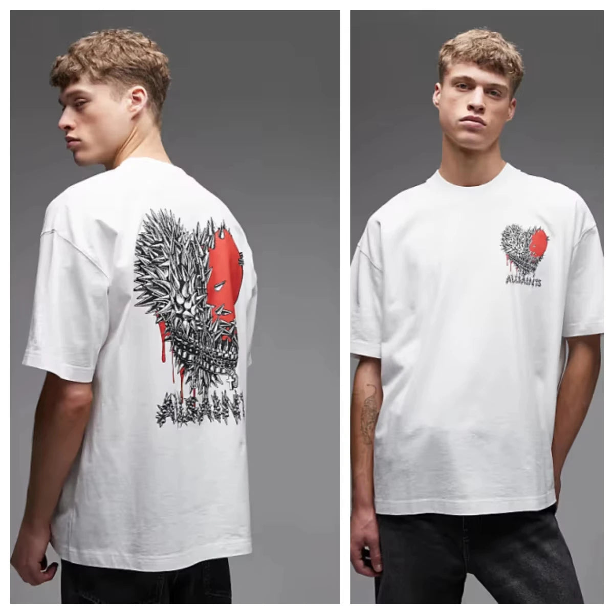 2026 American Gothic Abstract Letter Graphic T-shirt Unisex Men Women Cotton Oversized Loose Cool Daily Casual Streetwear Tops