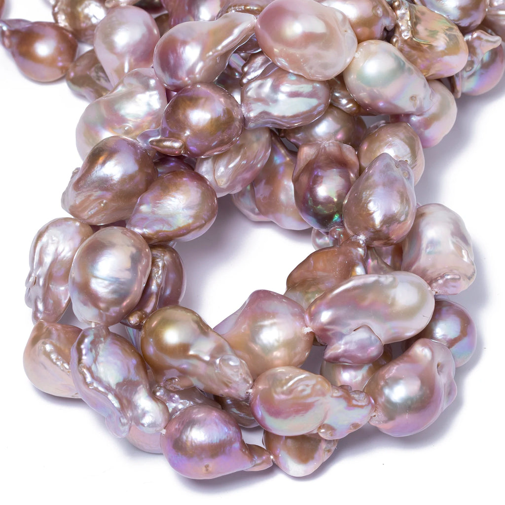 Baroque Style Irregular Shape Natural Light Color Freshwater Pearl Beads for DIY Jewelry Earring Necklace Pendant Waist Chain