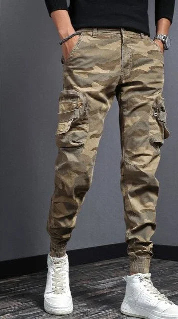 Male Trousers New In Camo Casual Men's Cargo Pants Camouflage Cotton Fashion Cheap High Quality Luxury Aesthetic Baggy Emo Long