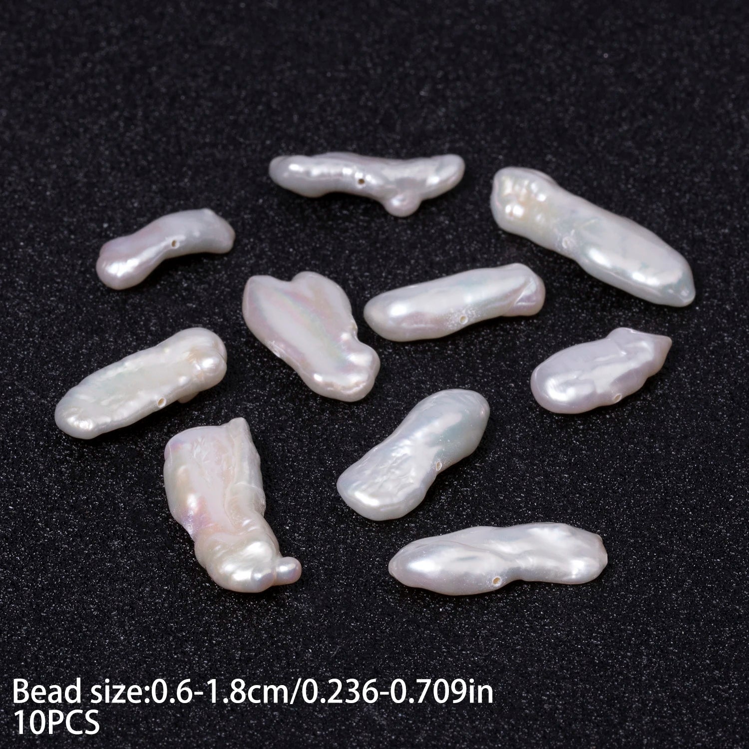 Baroque Style Irregular Shape Natural Light Color Freshwater Pearl Beads for DIY Jewelry Earring Necklace Pendant Waist Chain