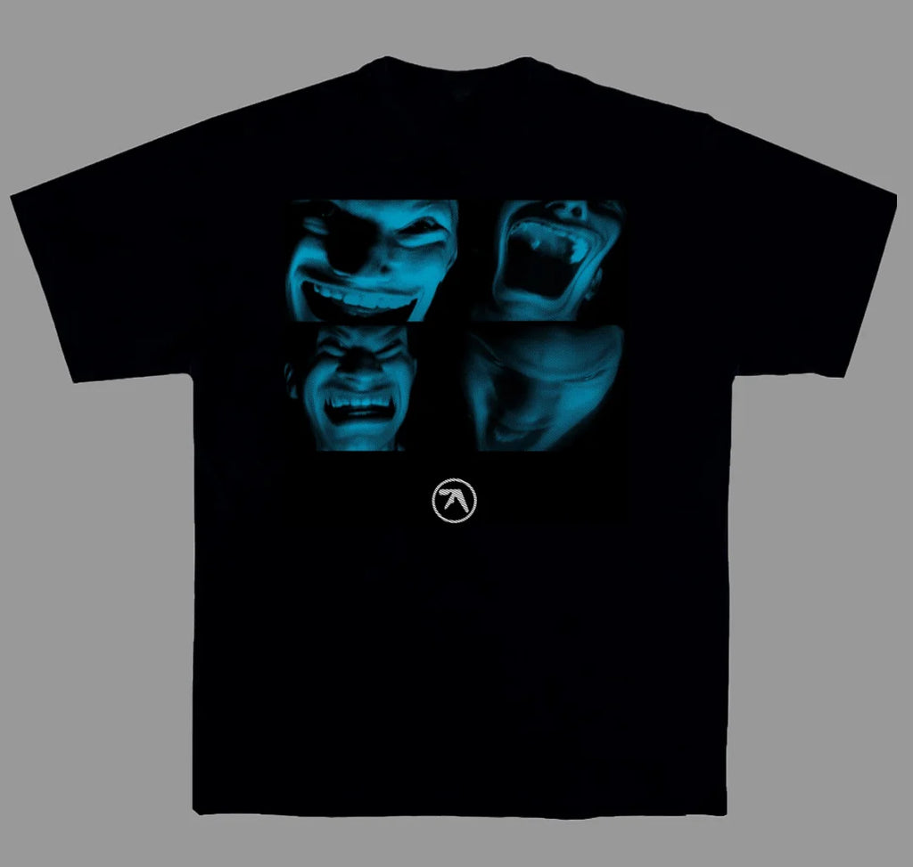 Portrait Abstract Art  Aphex Twin Electronic Music T-Shirt 100% Cotton Graphic Tee Men Women Summer Streetwear Top